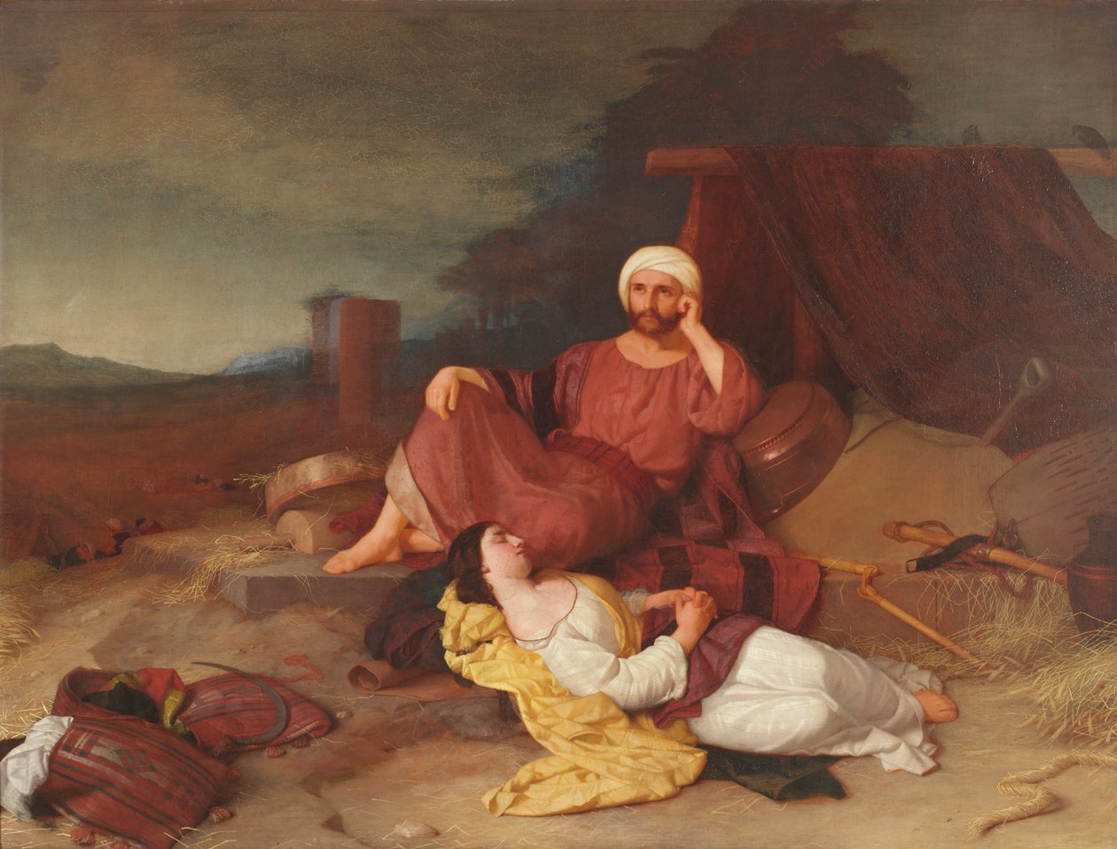 Boas och Rut, ca 1853 av Charles Lock Eastlake