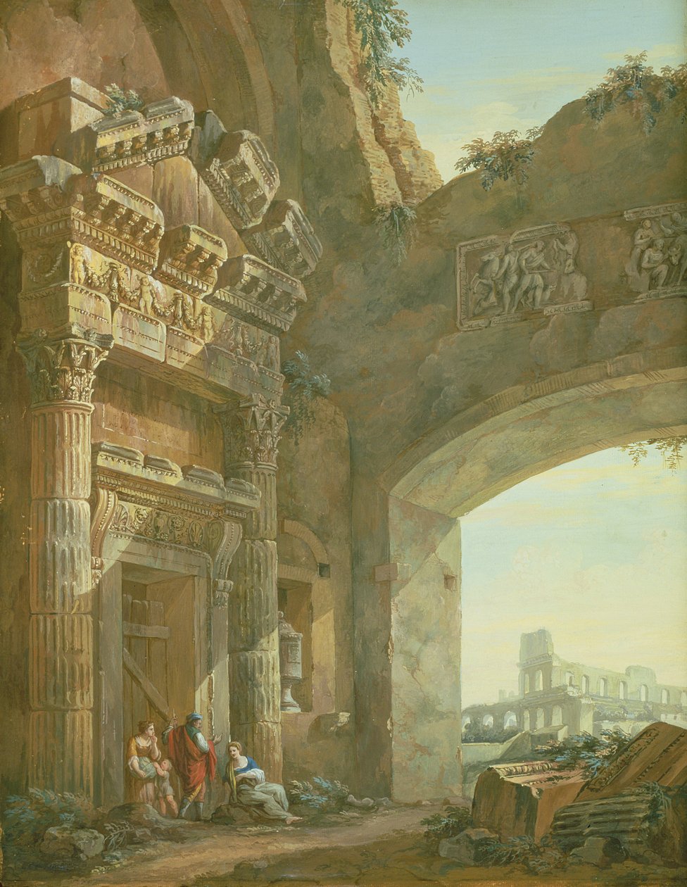 Arkitektoniska ruiner av Charles Louis Clerisseau