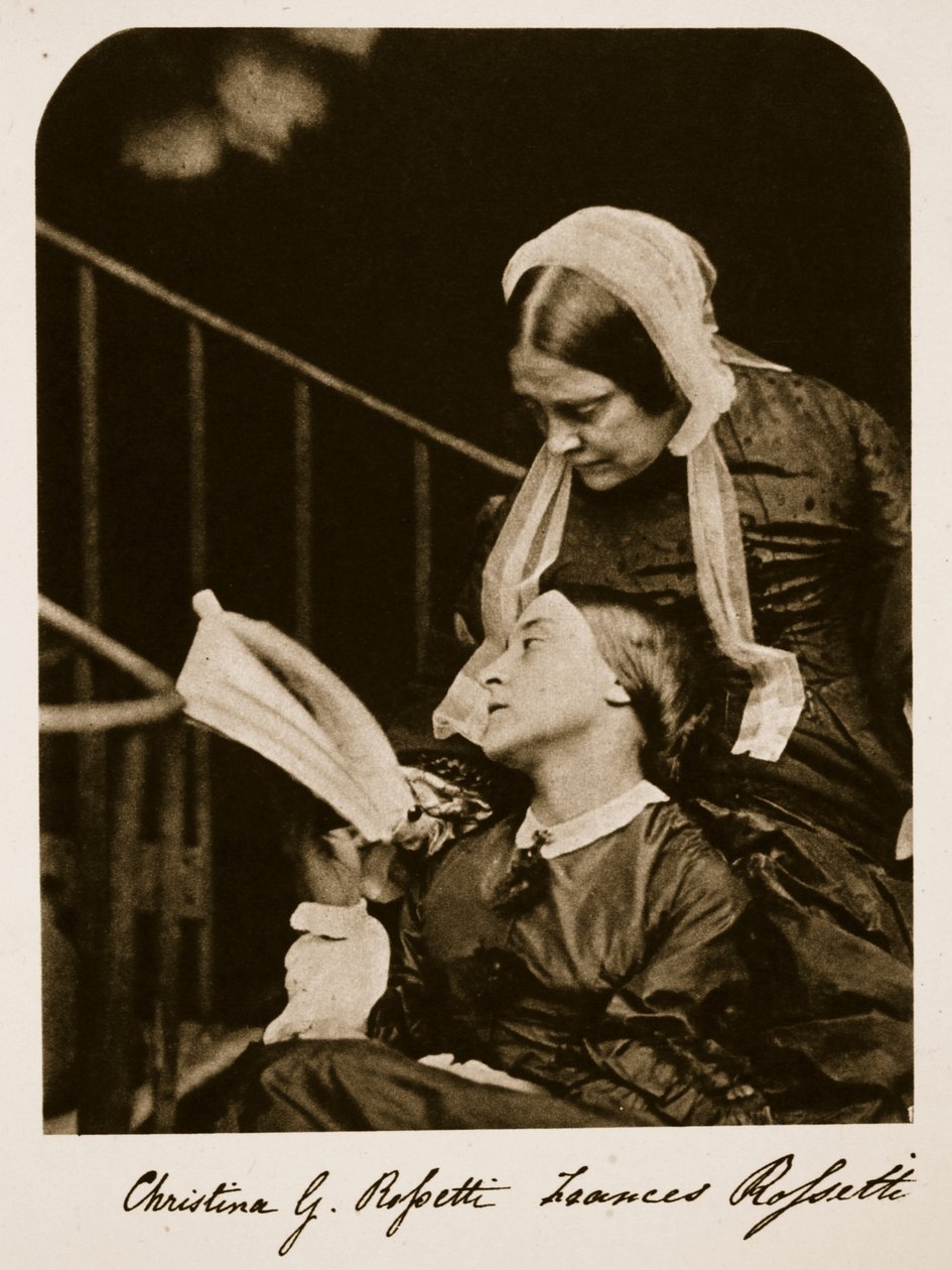 Christina Rossetti och hennes mor Frances Rossetti, 7 oktober 1863 av Charles Lutwidge Dodgson