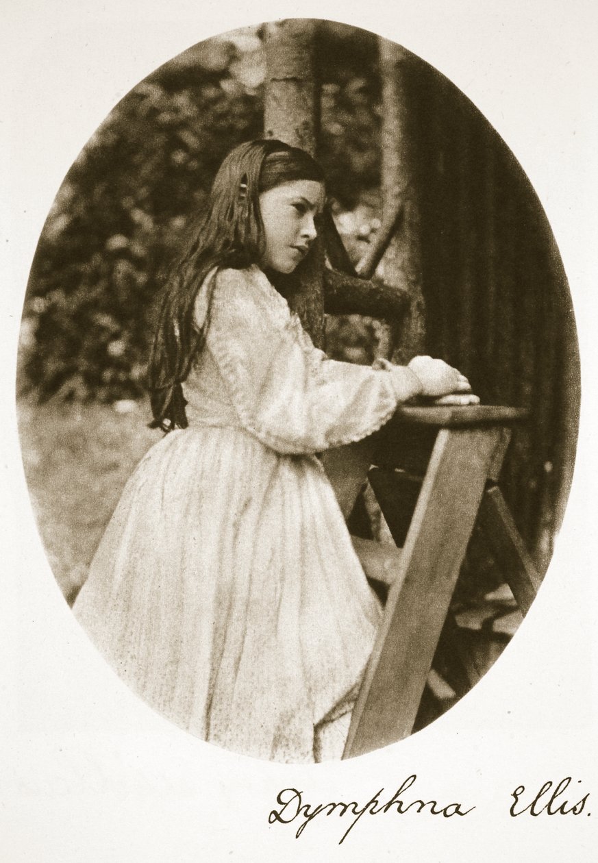 Dymphna Ellis, 25 juli 1869 (sepiafoto) av Charles Lutwidge Dodgson