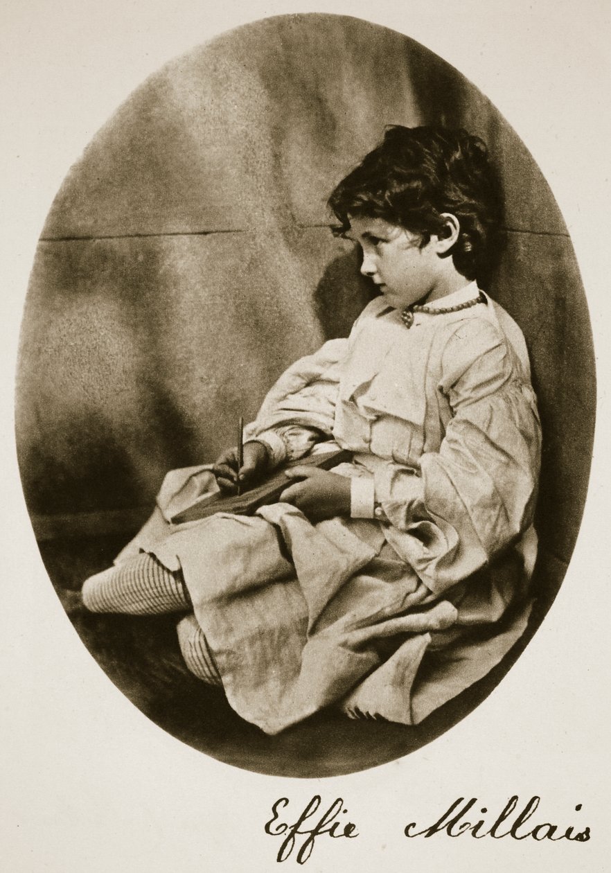Effie Millais, 20 juli 1865 (sepiafoto) av Charles Lutwidge Dodgson