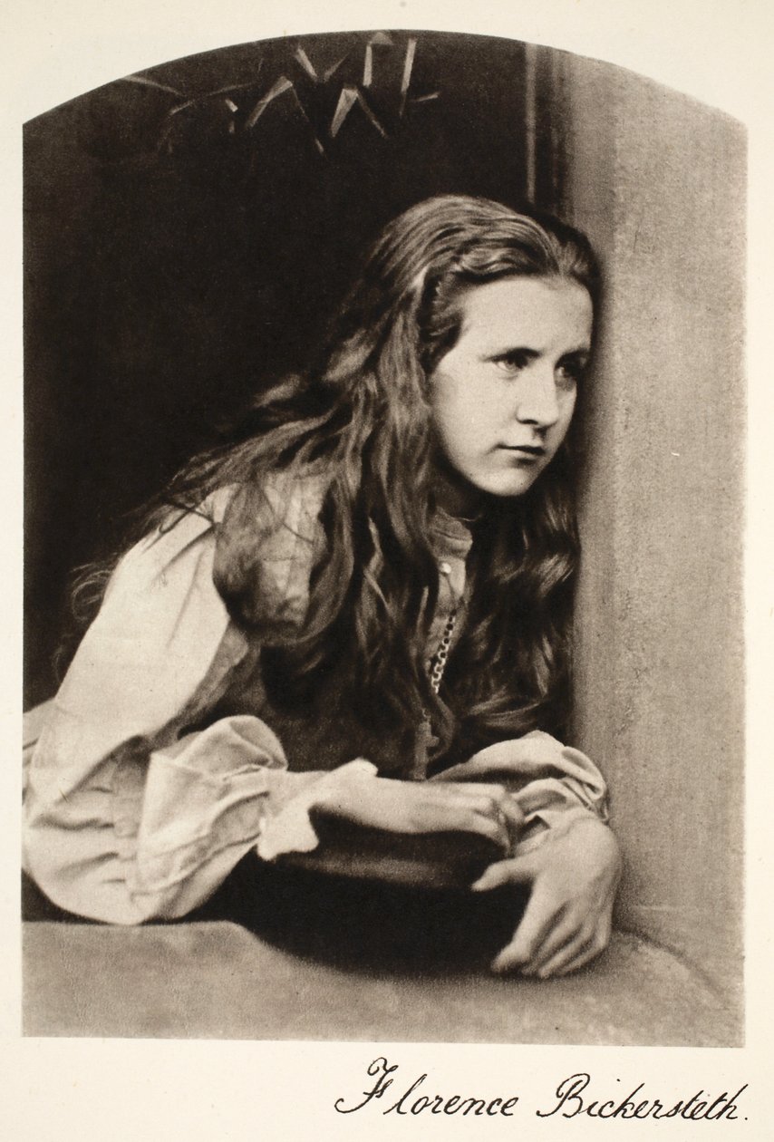 Florence Bikersteth, 8 september 1865 (sepiafoto) av Charles Lutwidge Dodgson