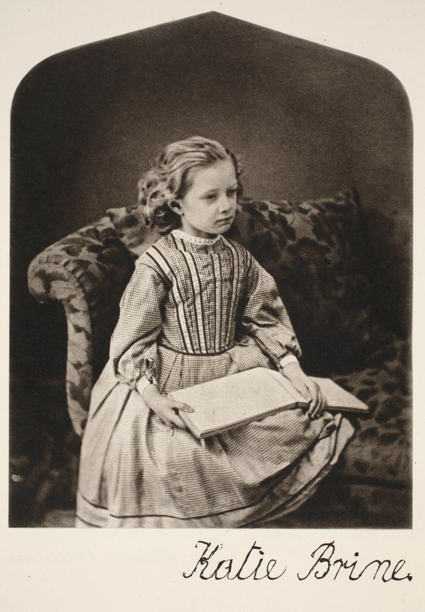 Katie Brine, 16 juni 1866 (sepiafoto) av Charles Lutwidge Dodgson