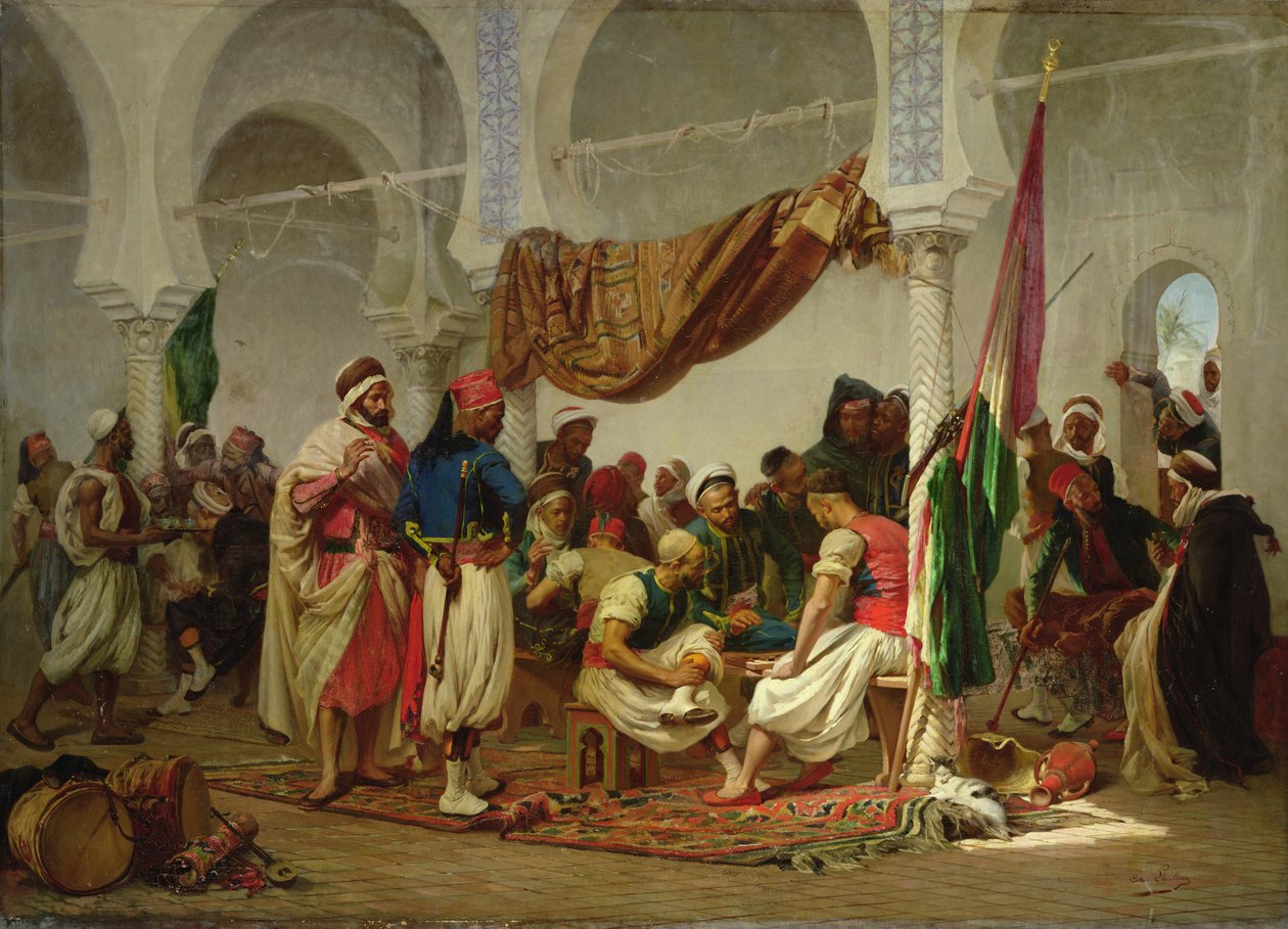Det turkiska caféet av Charles Marie Lhuillier