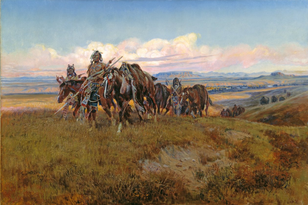 I fiendens land av Charles Marion Russell