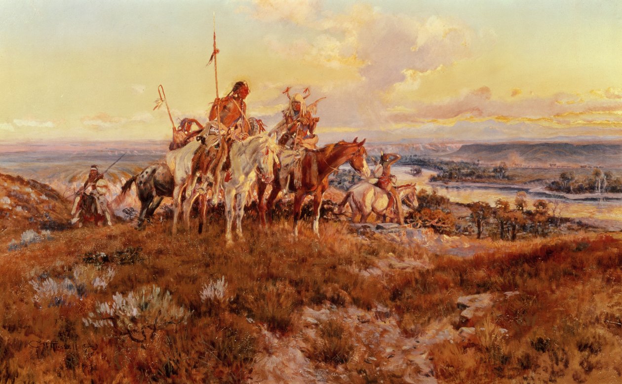 Vagnarna av Charles Marion Russell