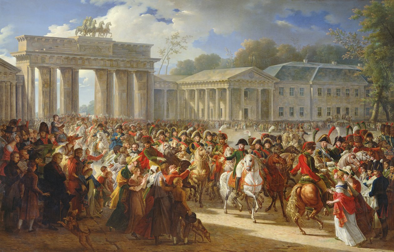 Napoleon I:s (1769-1821) intåg i Berlin, 27 oktober 1806, 1810 av Charles Meynier