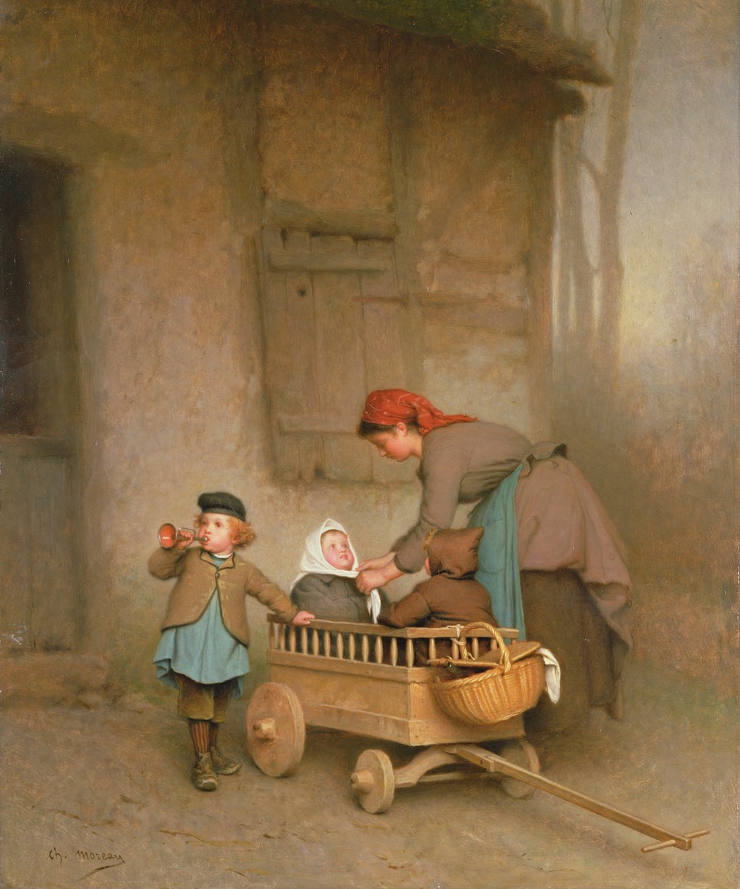 Att ta med sig pappor på middag av Paul Charles Chocarne Moreau