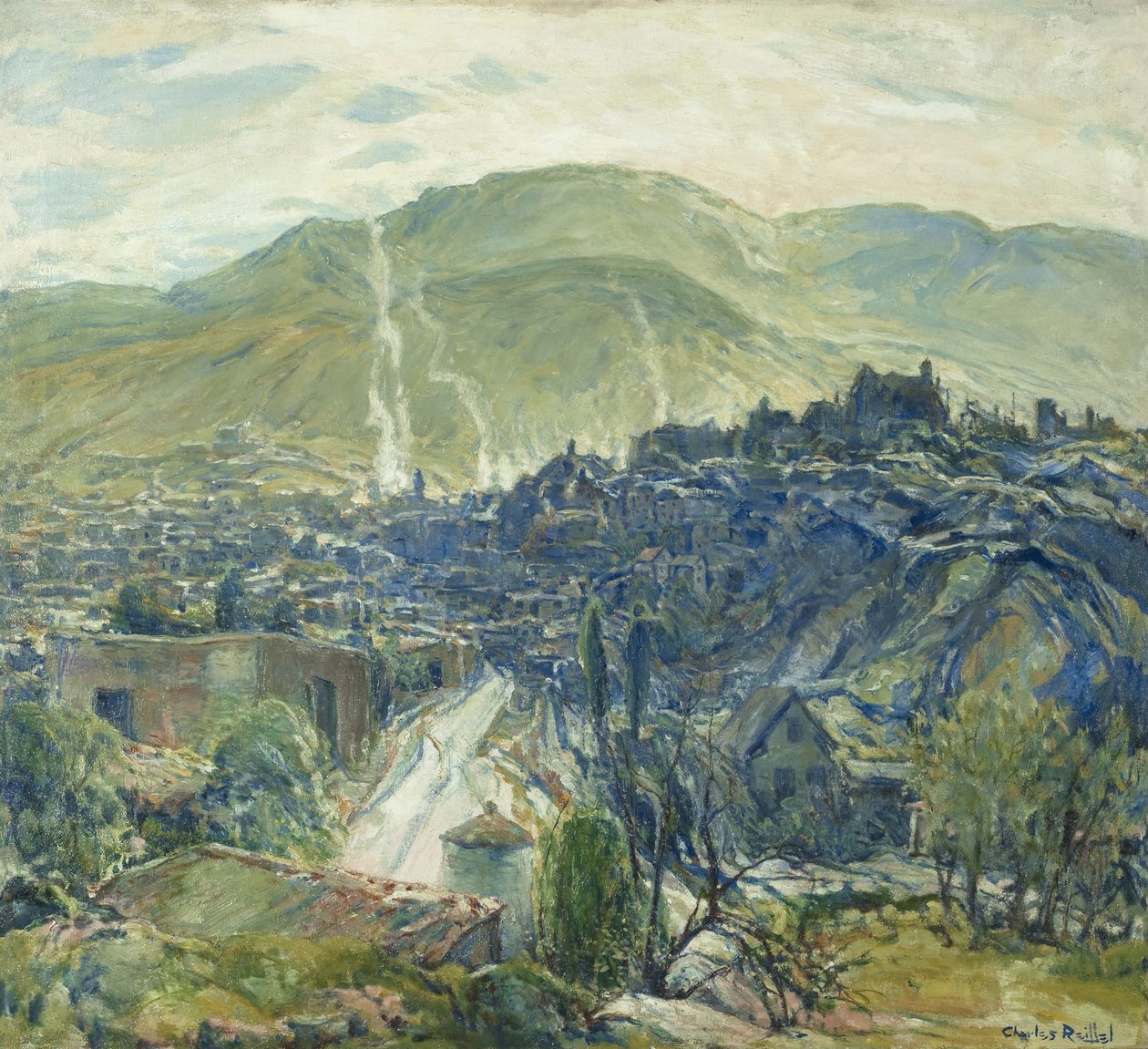 Morgon, Nogales, Arizona, 1928 av Charles P. Reiffel