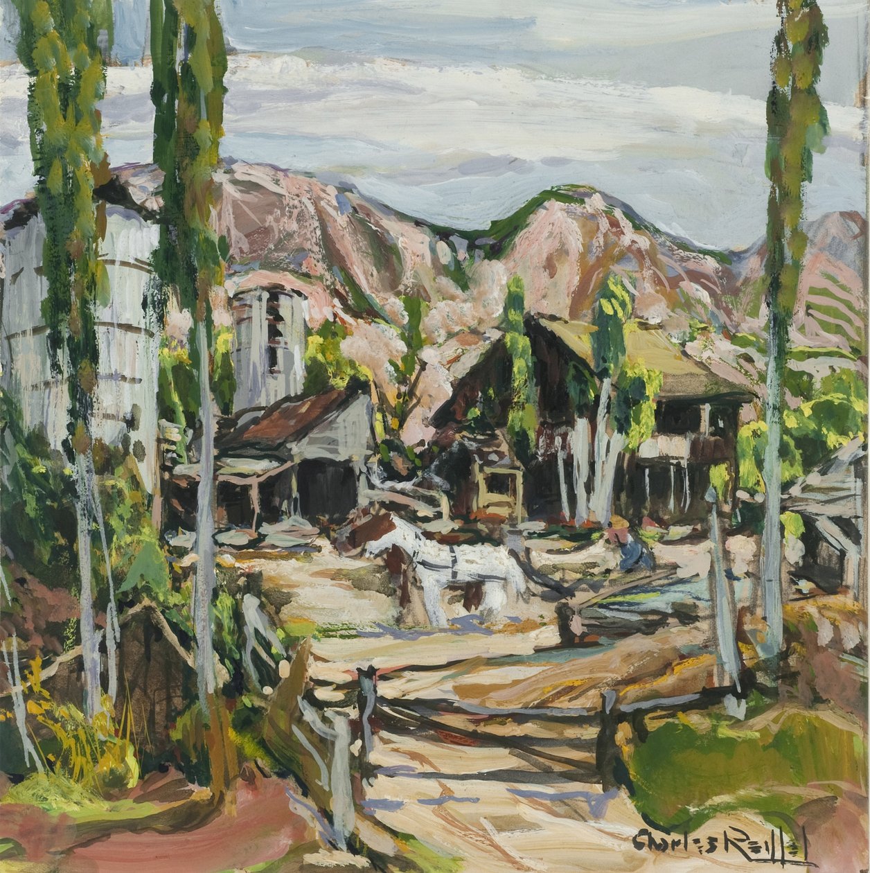 Old Ranch Mission Valley, ca 1930 av Charles P. Reiffel