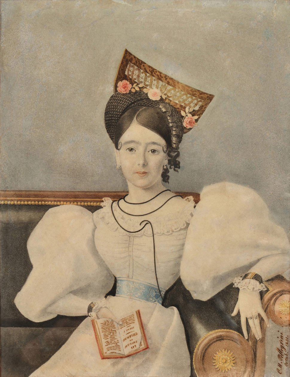 Fru Lucia Carranza av RodrÍguez Orey av Charles Pellegrini