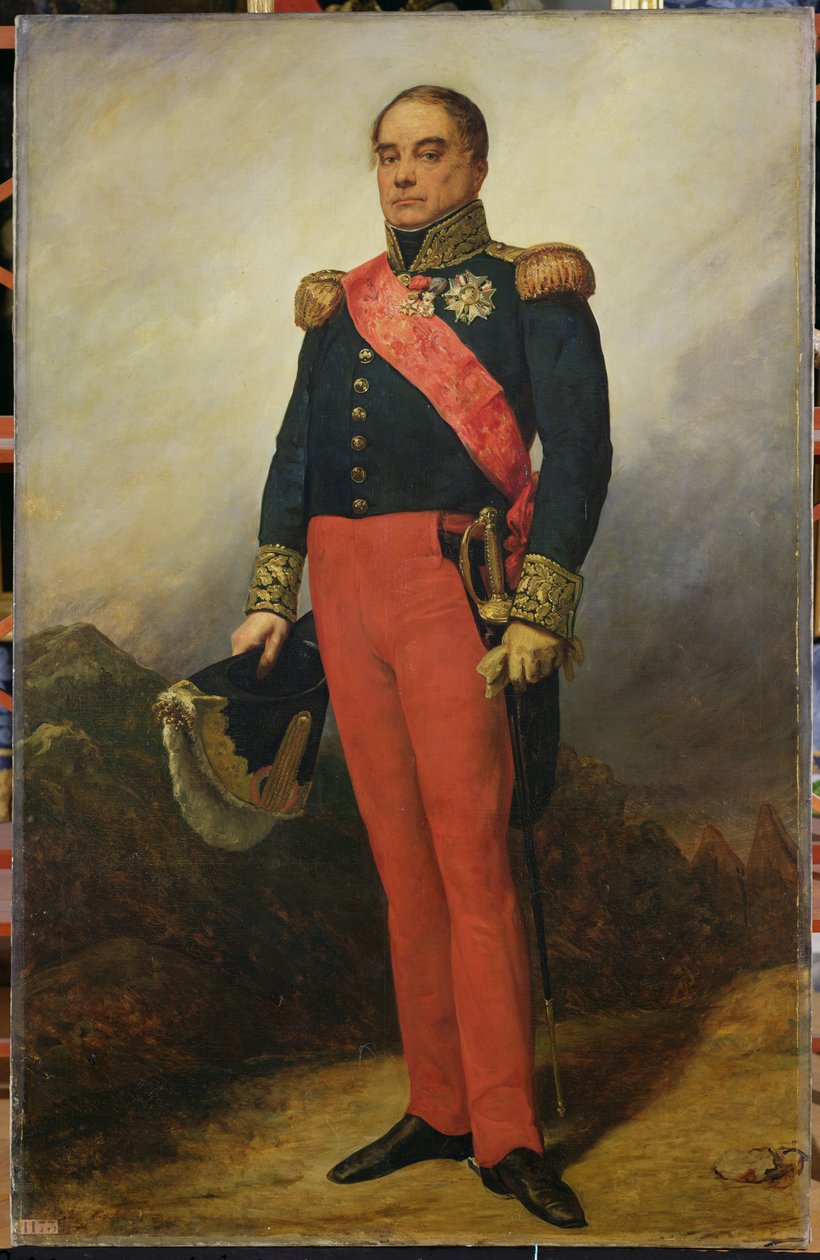 Georges Mouton (1770-1838) Hesabu ya Lobau, 1835 swed av Charles Philippe Lariviere