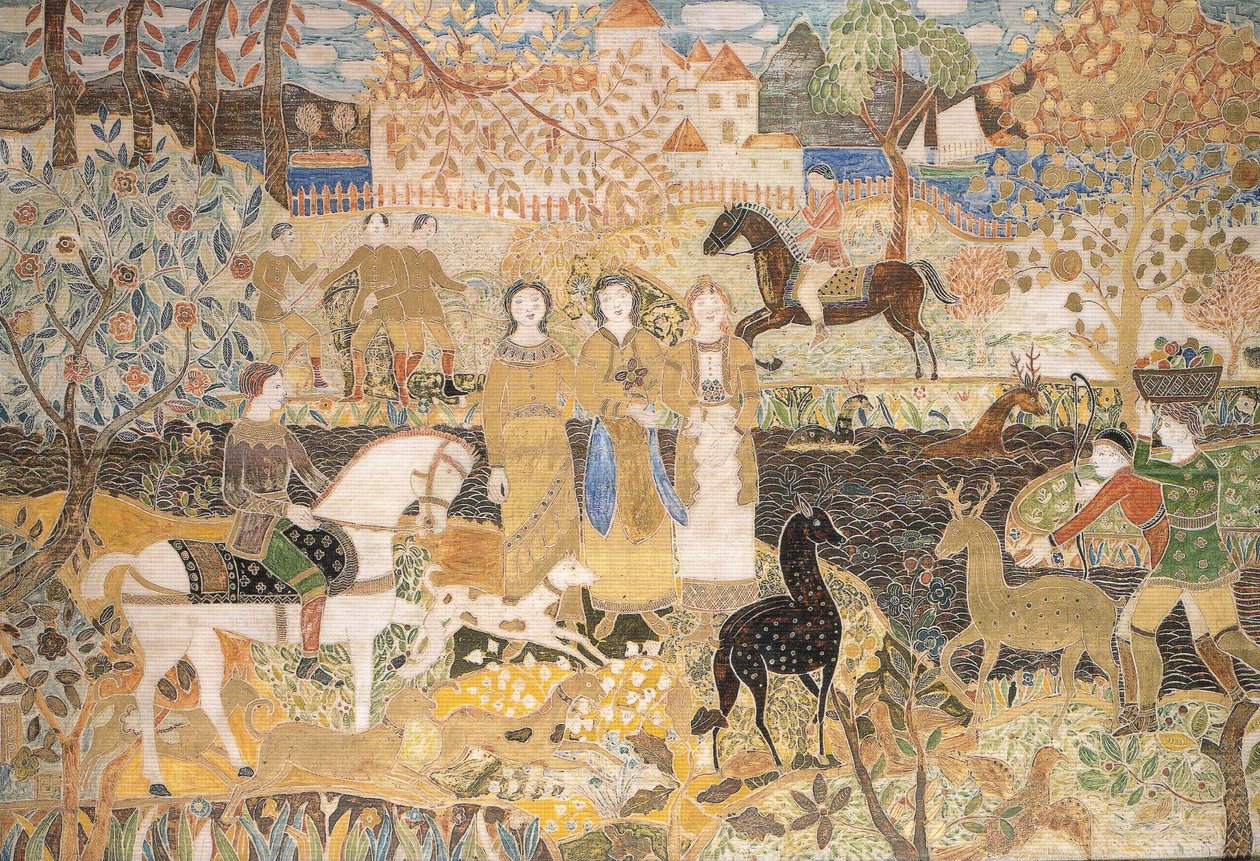  The Spirit of the HuntnDeutsch: Der Geist der Jagdn av Charles Prendergast