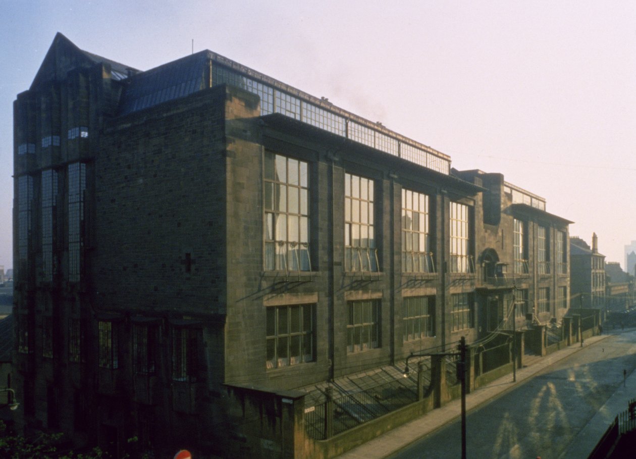 Exteriör från nordväst, 1899 av Charles Rennie Mackintosh