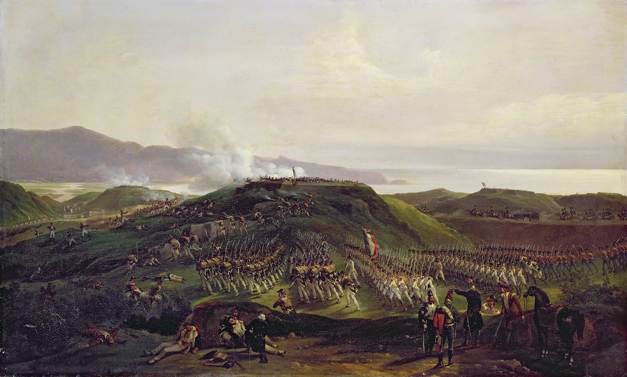 Slaget vid Croix des Bouquets, 23 juni 1794, 1836 av Charles Renoux