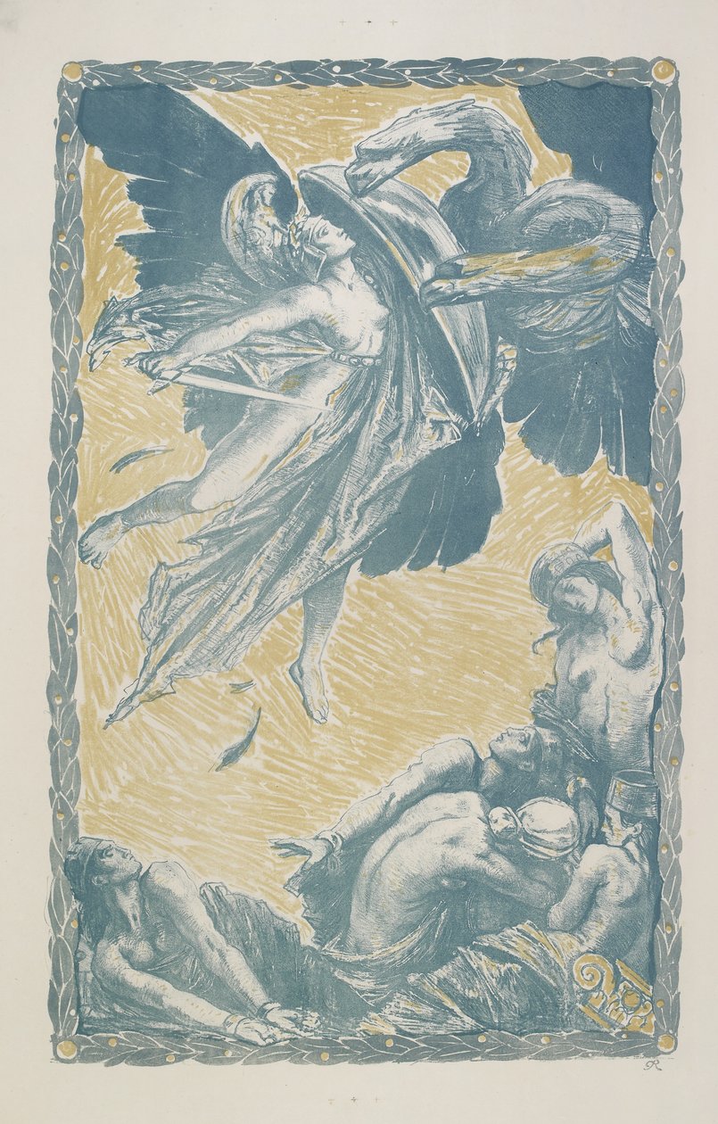 Italia Redenta, 1917 (litografi) av Charles Ricketts