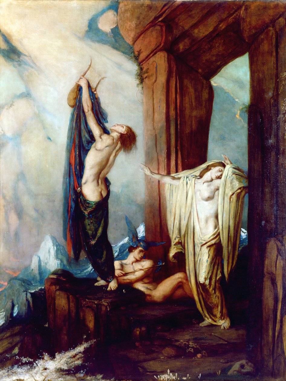 Orfeus och Eurydike, ca 1922 av Charles Ricketts