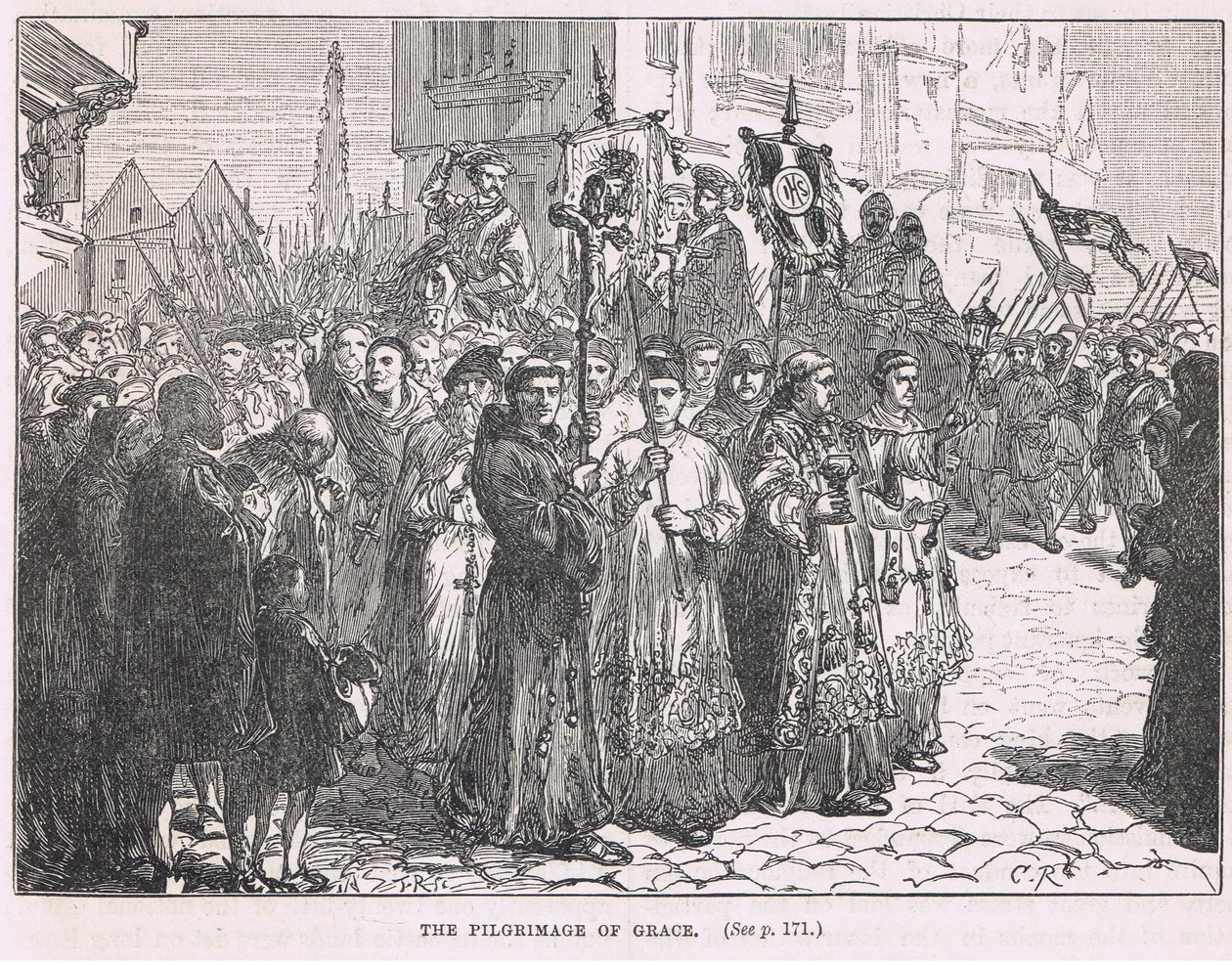 Nådens pilgrimsfärd 1537 av Charles Ricketts