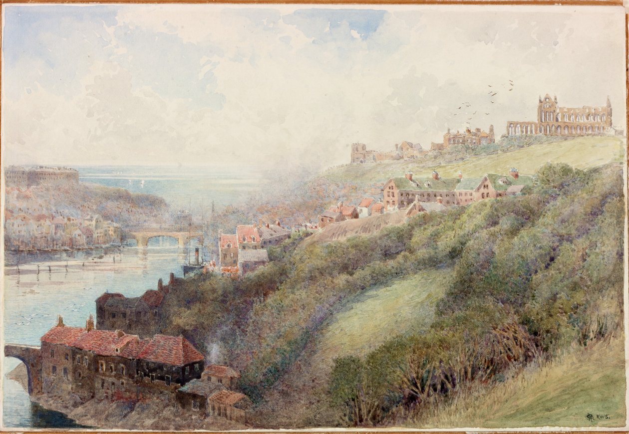 Whitby (bodycolour) av Charles Robertson