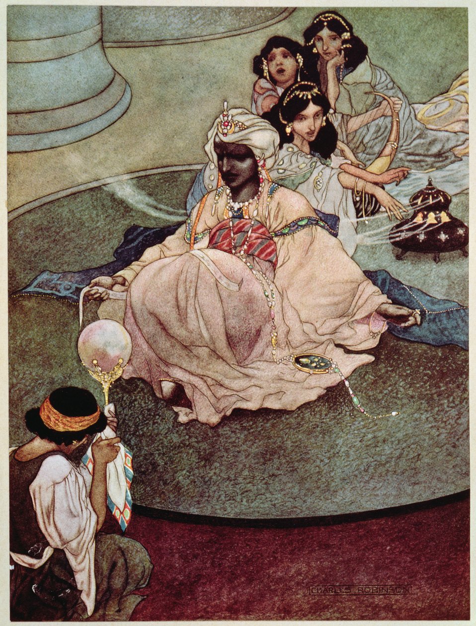 Kungen av månens berg, 1913 av Charles Robinson