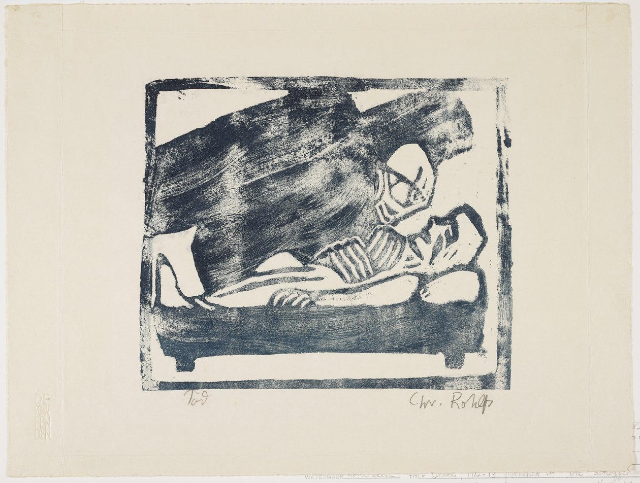 Död, 1912-1913 av Charles Rohlfs