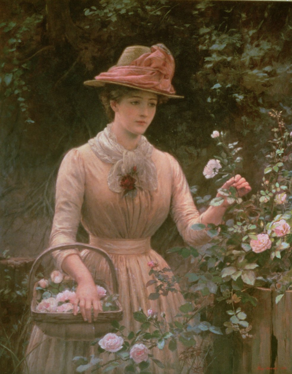 Plockning av rosor av Charles Sillem Lidderdale