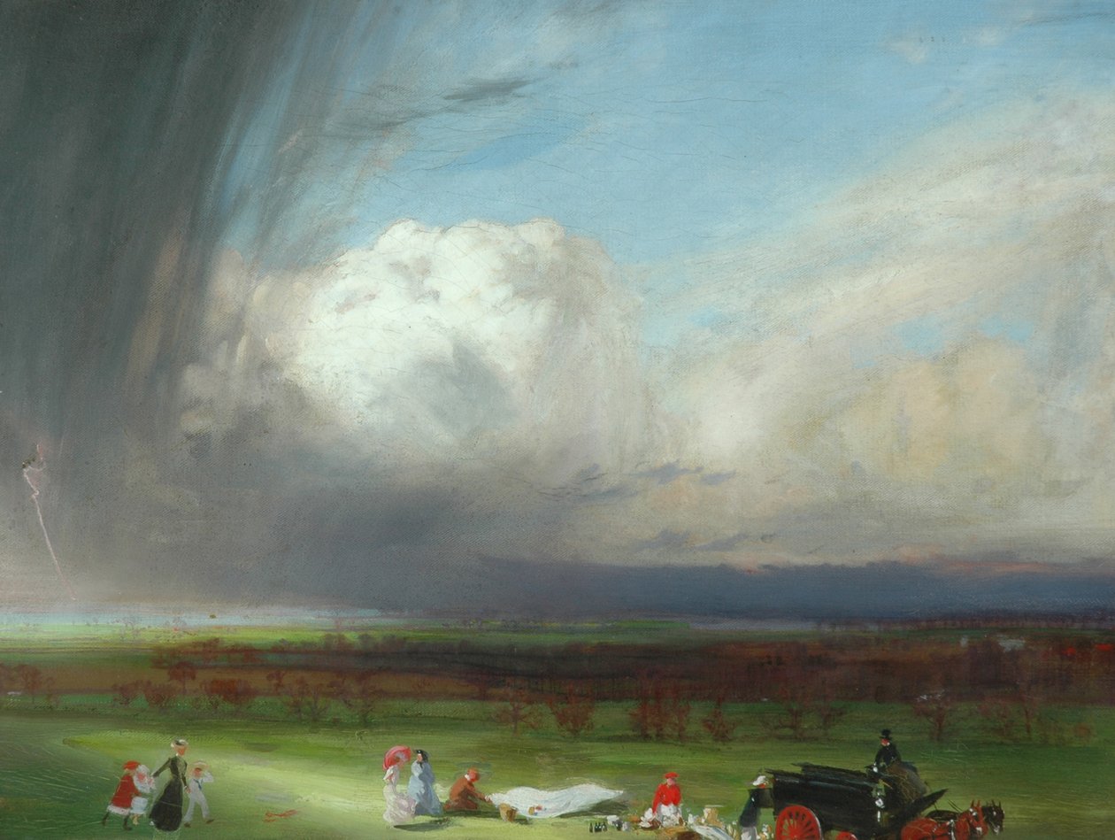 En avbruten picknick, 1901 av Charles Sims