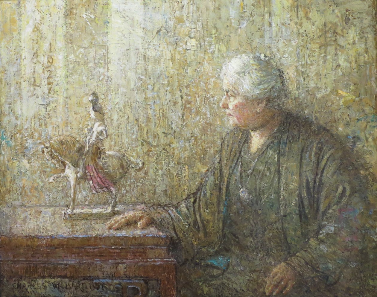  Portrait of Mrs. Charles Montague Cooke Anna Rice Cooken av Charles William Bartlett