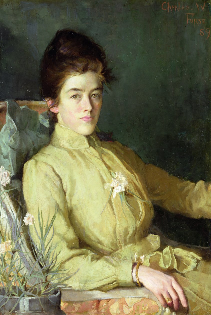 Porträtt av en ung kvinna av Charles Wellington Furse