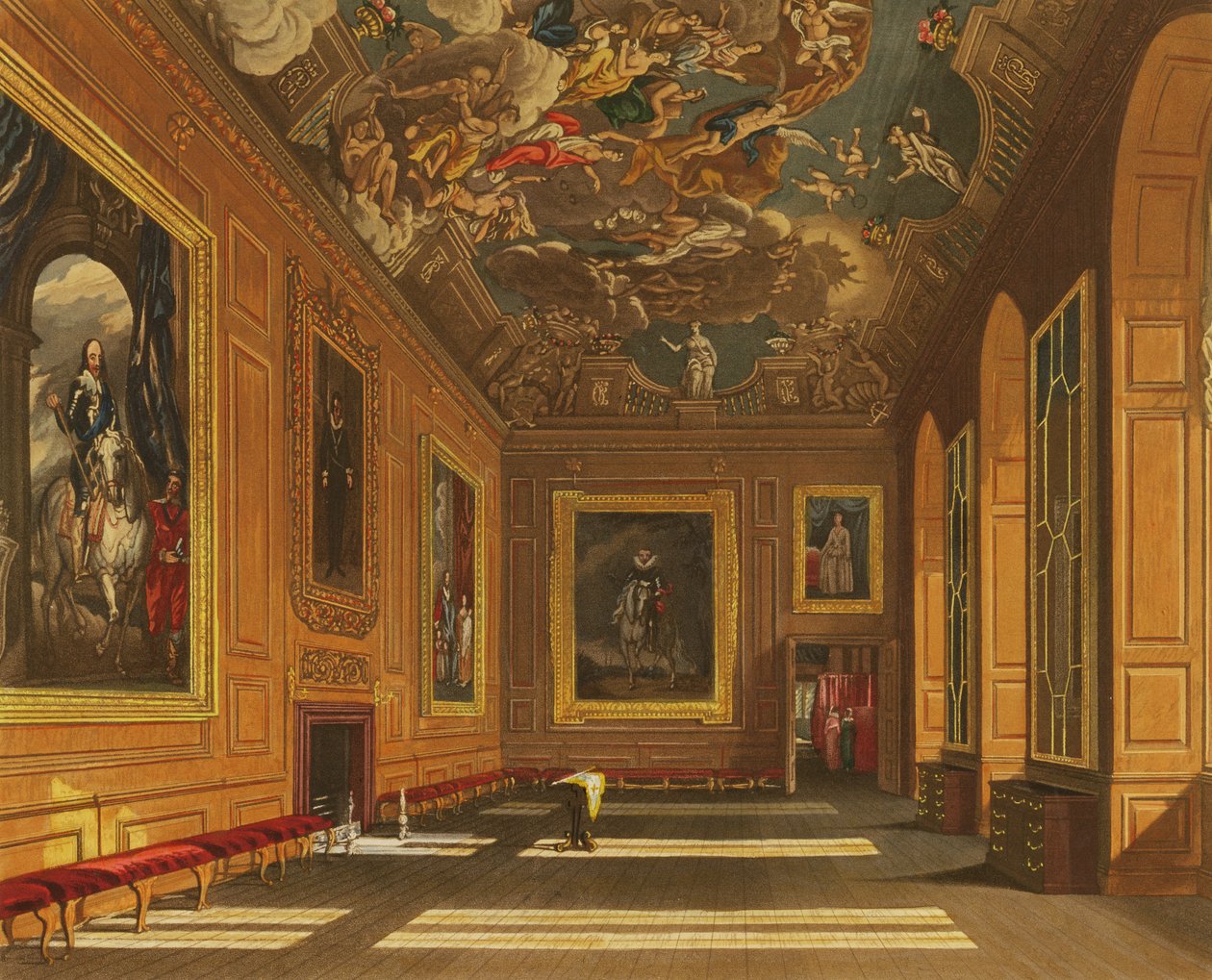 Drottningens närvarokammare, Windsor Castle, från 
