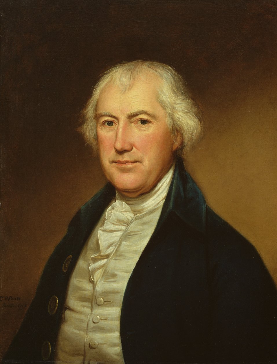 John Beale Bordley, 1790 (olja på duk som lagts ner på en bräda) av Charles Willson Peale