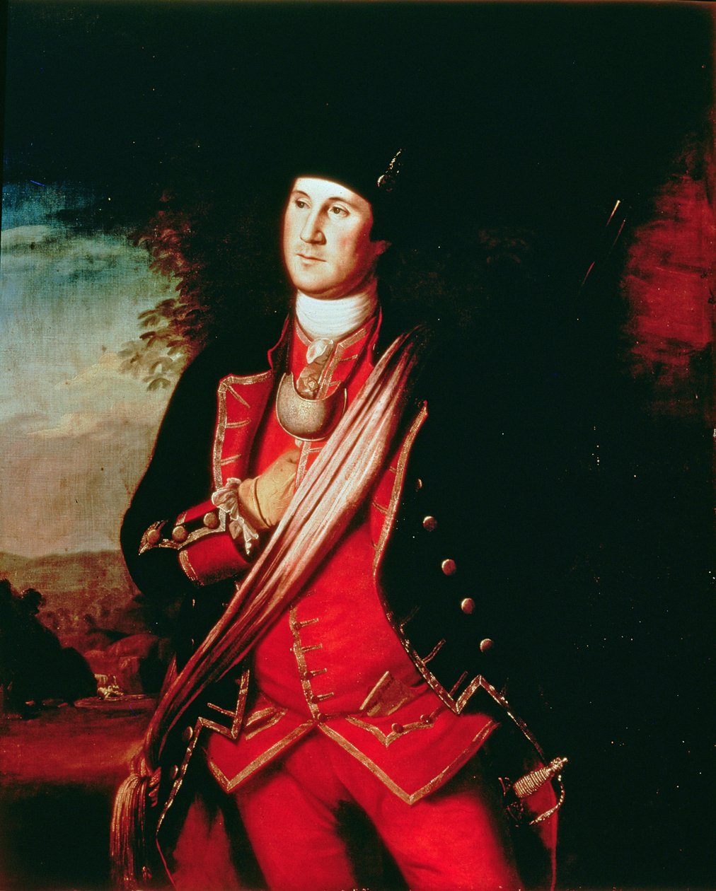 Porträtt av George Washington (1732-99) 1772 av Charles Willson Peale