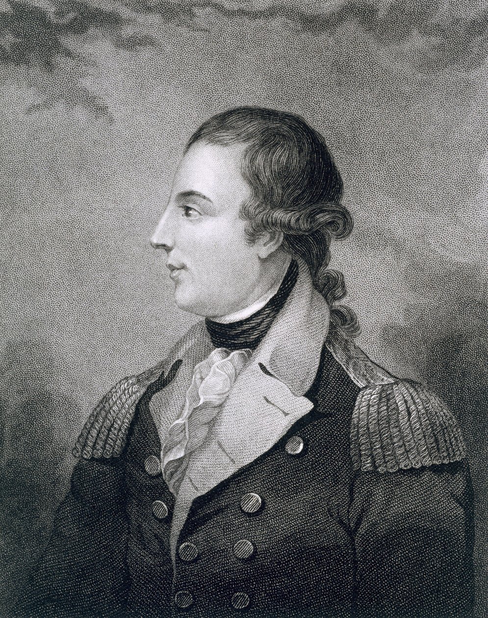 Richard Montgomery (1736-75) graverad av E. Mackenzie av Charles Willson Peale