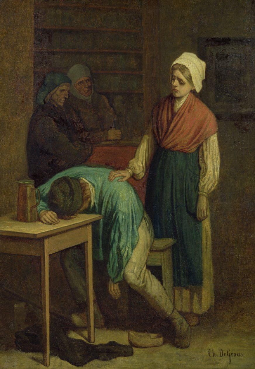Drunkaren av Charles de Groux
