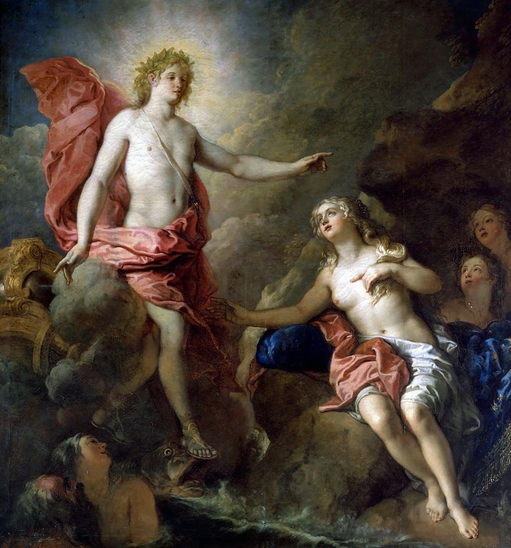 Apollo and Thetisn av Charles de la Fosse