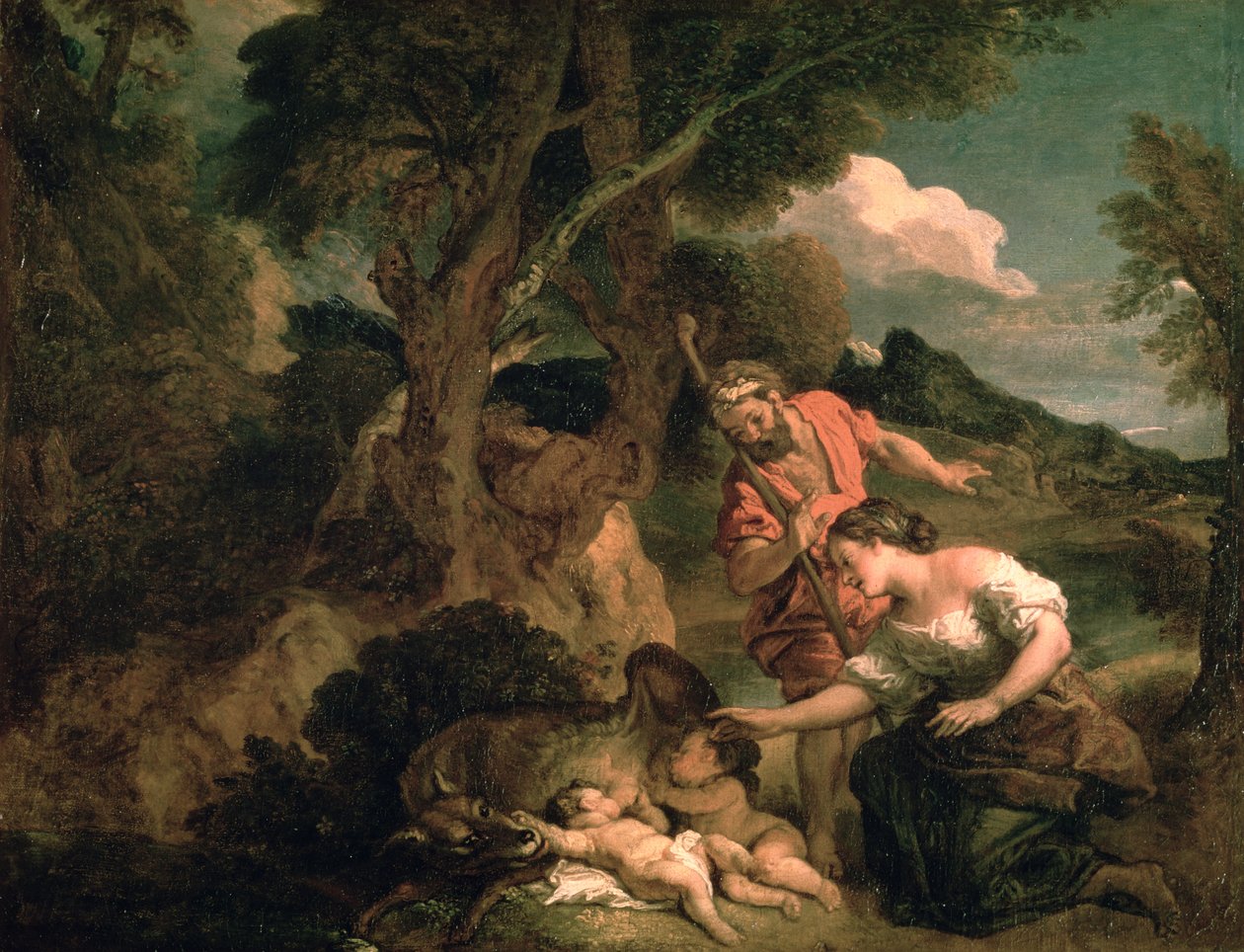 Romulus och Remus av Charles de la Fosse