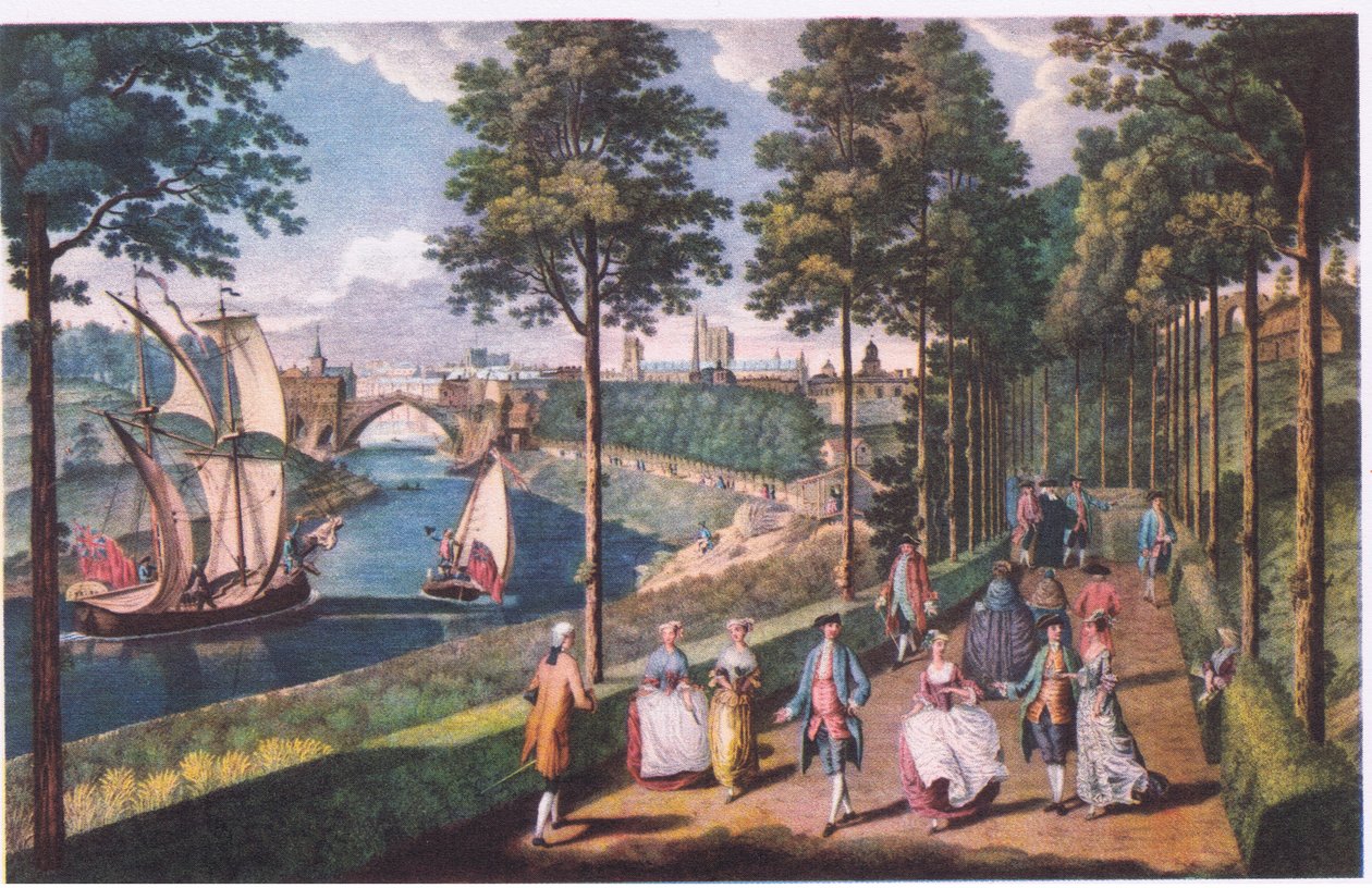 Utsikt över York 1756 av Charles the Elder Grignion