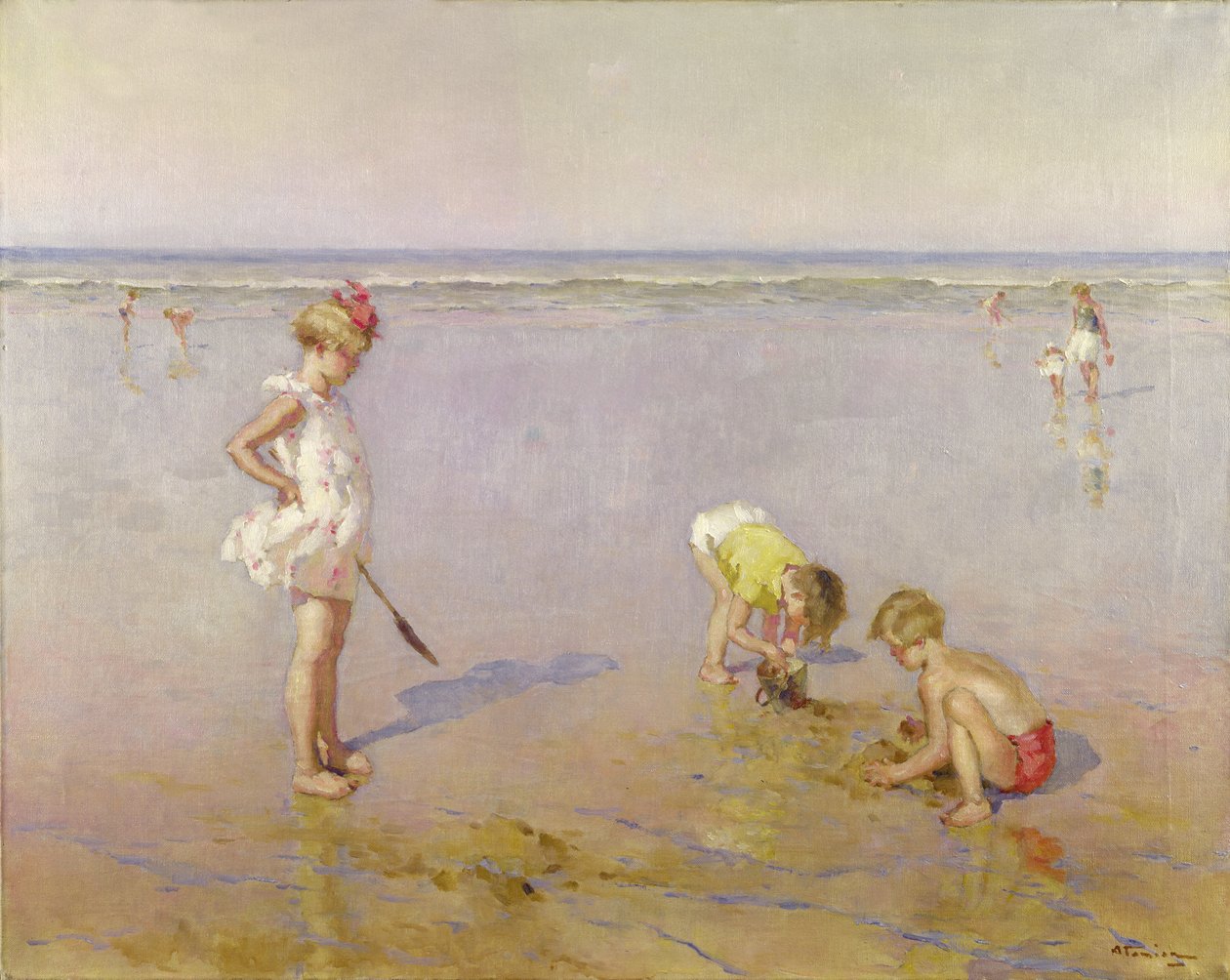Strandscen av Charles Garabed Atamian