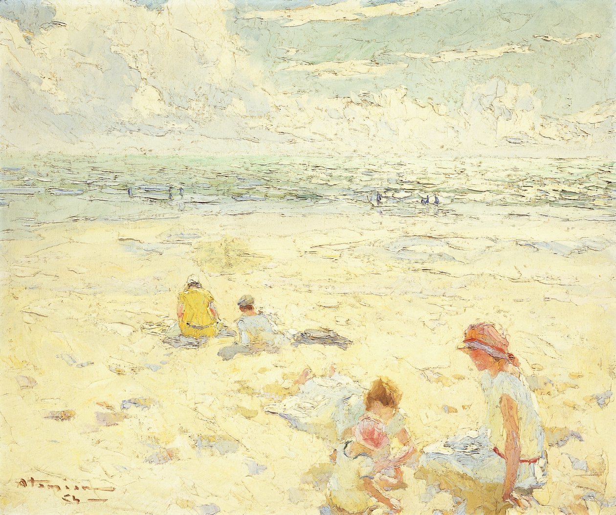 Stranden; La Plage av Charles Garabed Atamian