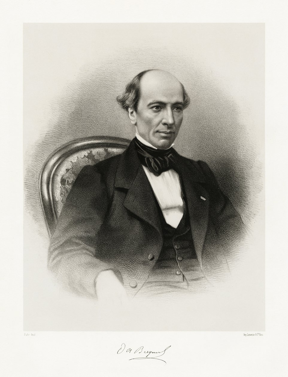 Louis Alfred Becquerel, 1865-66 av Charles Jeremie Fuhr