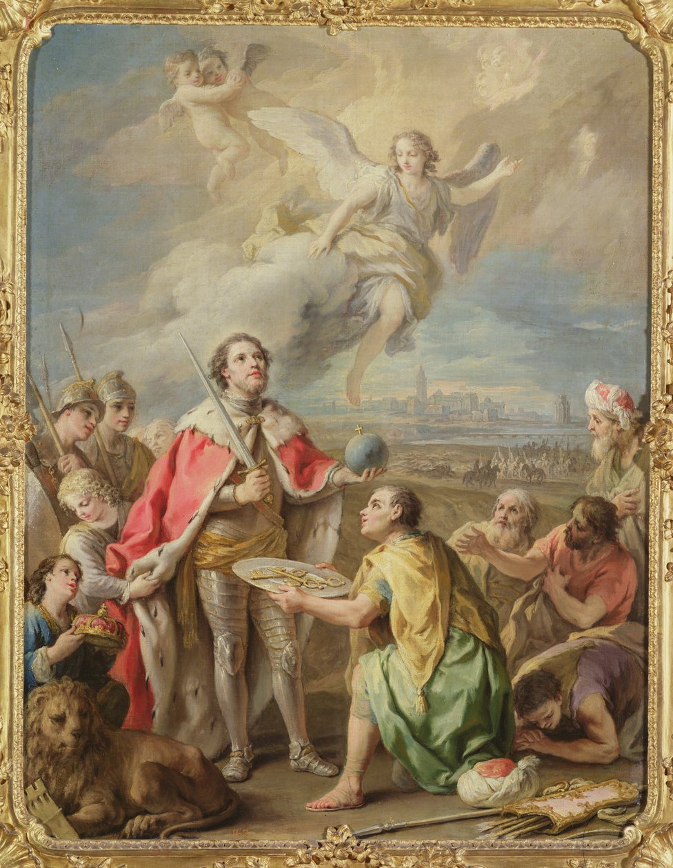 Överlämnandet av Sevilla till St. Ferdinand av Charles-Joseph Flipart