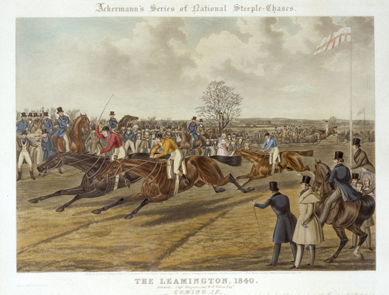 The Leamington, 20 oktober 1840: Kommer in (lito i färg) av Charles Hunt
