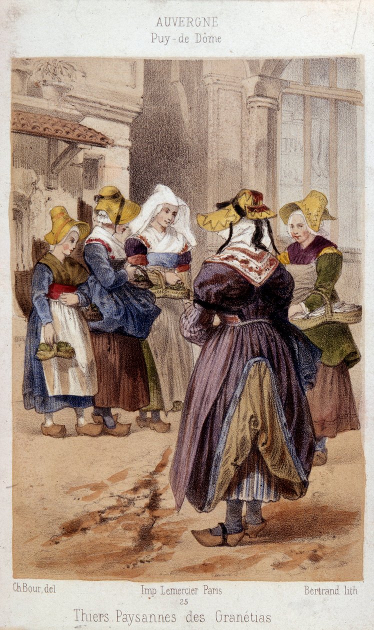 Gravyr av Bour (1800-talet, Paris, Dekorativ konst) av Charles (after) Bour