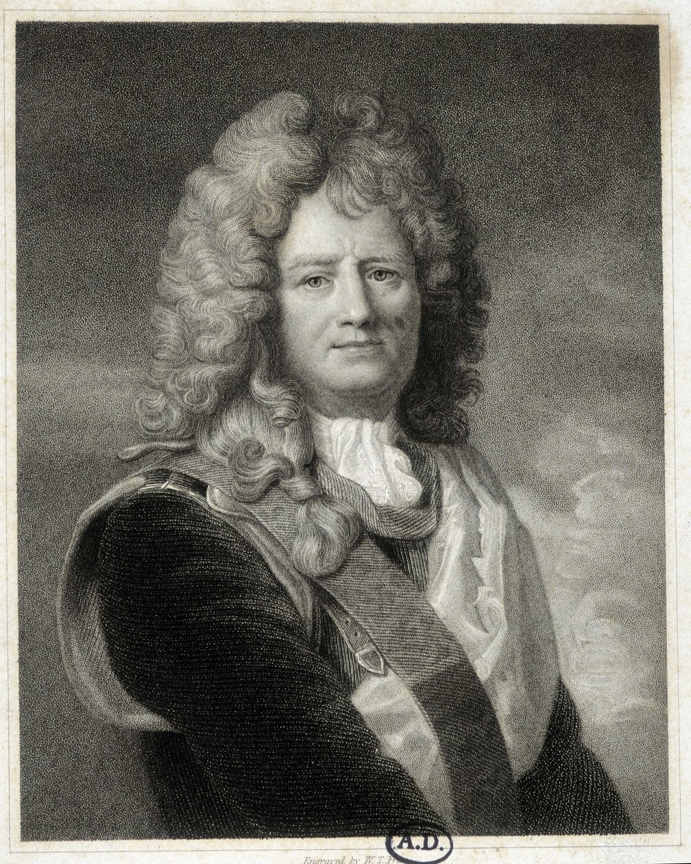 Porträtt av Vauban - en målning av Le Brun av Charles (after) Le Brun