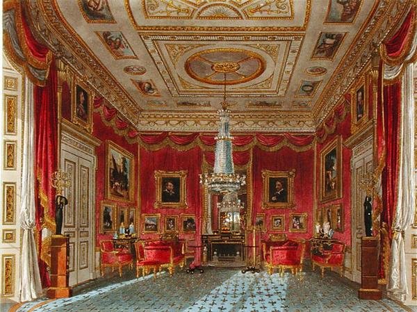 The Rose Satin Drawing Room, Carlton House, från 