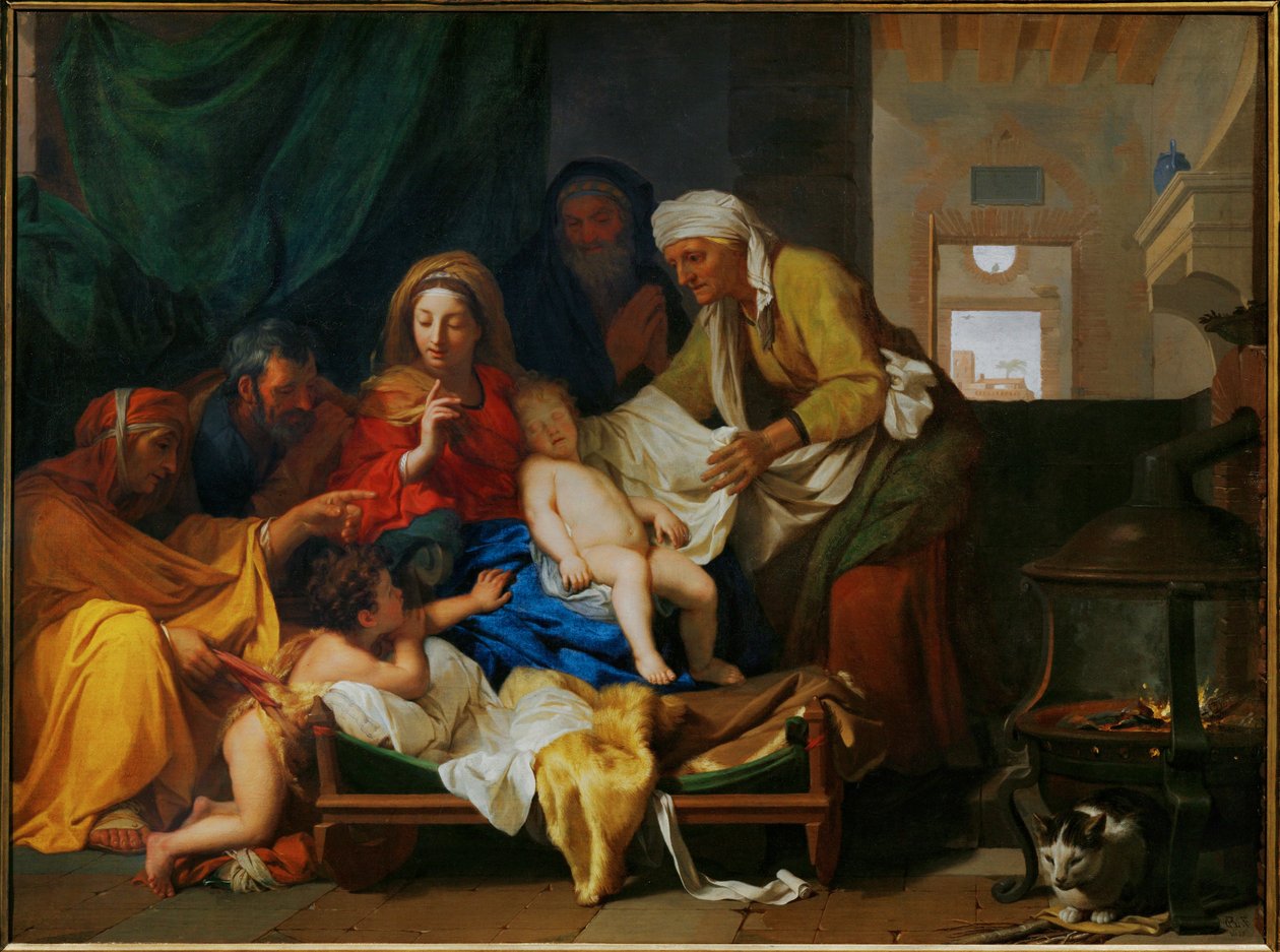 Jesusbarnets sömn ... av Charles (attr. to) Le Brun