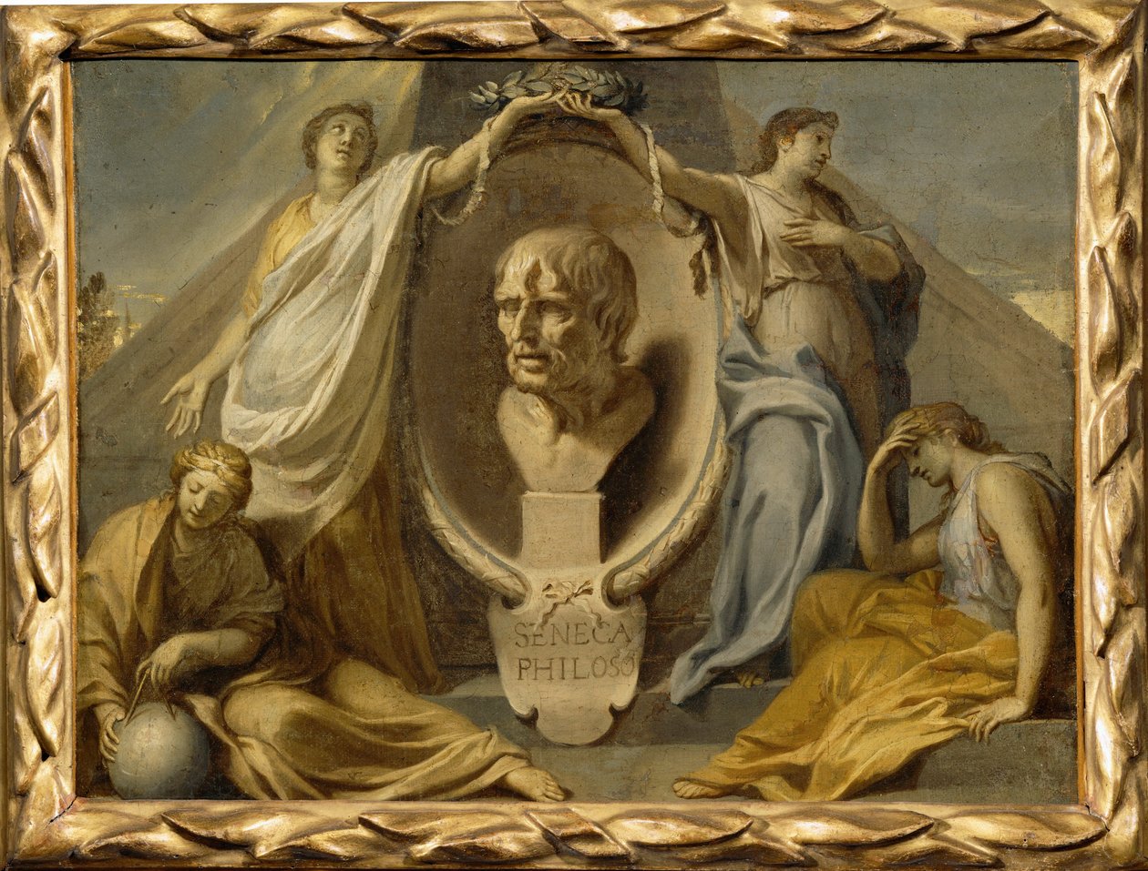 Senecas grav ... av Charles (attr. to) Le Brun