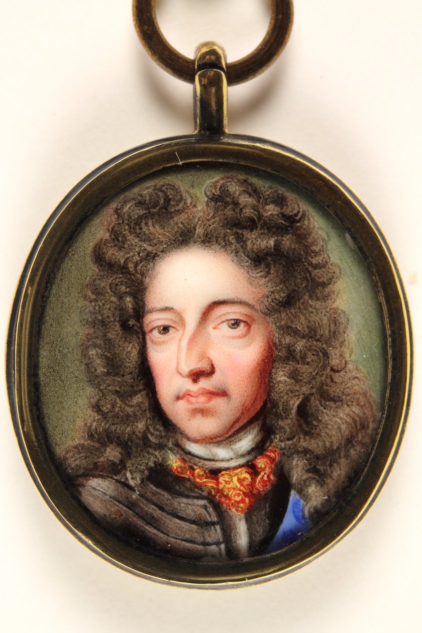 William III (akvarell på veläng) av Charles (attr.to) Boit