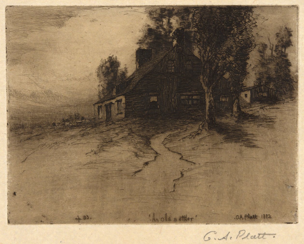 En gammal nybyggare av Charles A. Platt