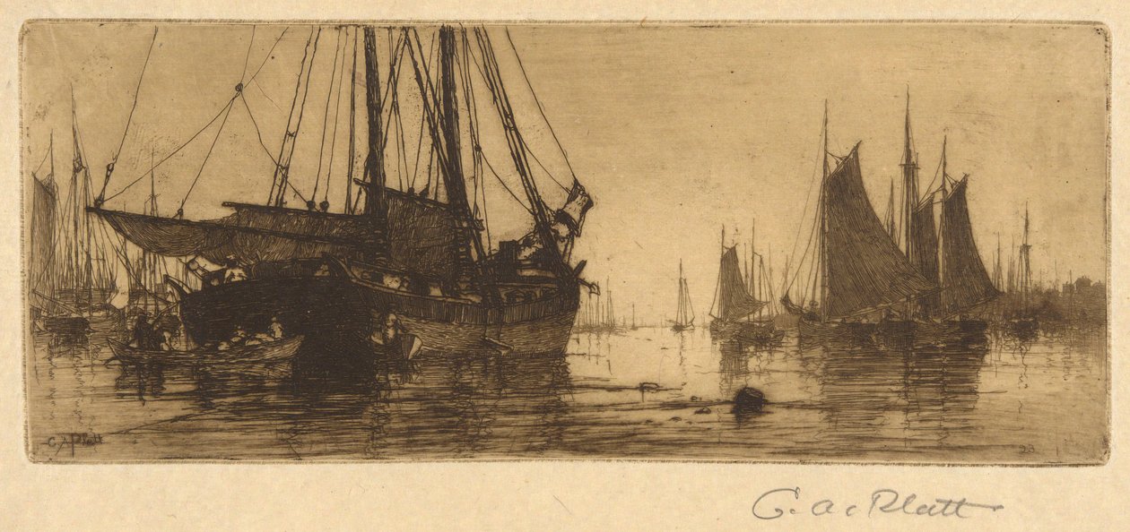 Fiskebåtar av Charles A. Platt